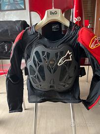 Pettorina, giacca orotettiva  per minimoto