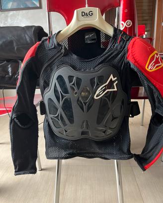 Pettorina, giacca orotettiva  per minimoto
