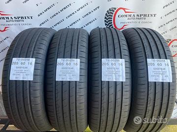 4 pneumatici 205/60 r16 goodyear estive km0