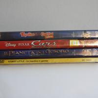 3 DVD: 2 cartoni Disney es: Cars e 1 Stuart Little