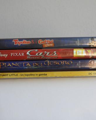 3 DVD: 2 cartoni Disney es: Cars e 1 Stuart Little