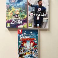 Nintendo Switch Giochi: Zelda, FIFA 23, Scribble