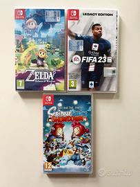 Nintendo Switch Giochi: Zelda, FIFA 23, Scribble
