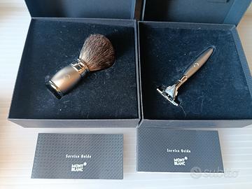 set barba MONTBLANC pennello rasoio 