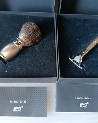 set barba MONTBLANC pennello rasoio 