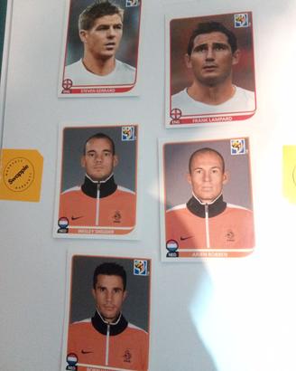 Robben Gerard lampard Sneijder van Persie panini