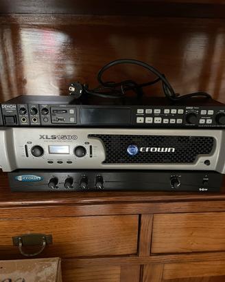 Amplificatore - Mixer e  Registratore audio SD/USB