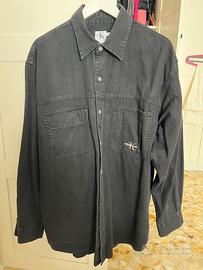 Camicia jeans nera Calvin Klein ritiro Pigneto