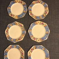 Set di 6 piattini Royal Staffordshire Pottery Wilk