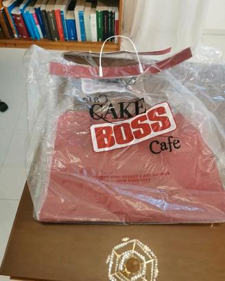 Borsa plastica cake boss Cafe New york