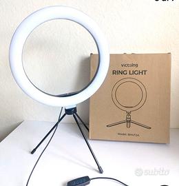 Anello luce Treppiede Selfie luce kit video dimmer