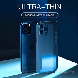 Cover Opaca Trasparente Ultra sottile iPhone 12Pro