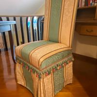 Coppia di poltrone imbottite Gianni Rossi