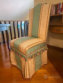 Coppia di poltrone imbottite Gianni Rossi