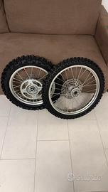 Cerchi cross 16/19 crf 450 ktm yamaha
