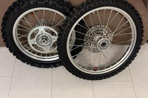 Cerchi cross 16/19 crf 450 ktm yamaha