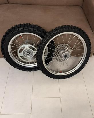 Cerchi cross 16/19 crf 450 ktm yamaha