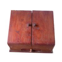 Scatola notarile da tavolo e scrittura