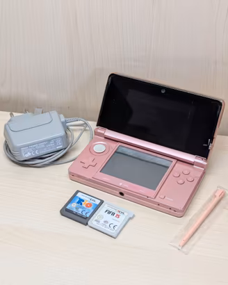 Console Nintendo 3ds Rosa Caricatore e Pennino
