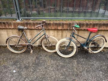 2 biciclette d epoca da bambino 