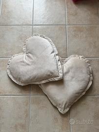 Cuscini a cuore Blanc Maricló