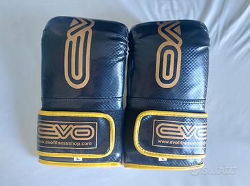 Guantoni kickboxing paratibie e fasce