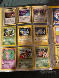 Lotto 40 carte Pokemon vintage  wotc