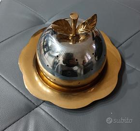 Campana o formaggiera vintage a forma di mela