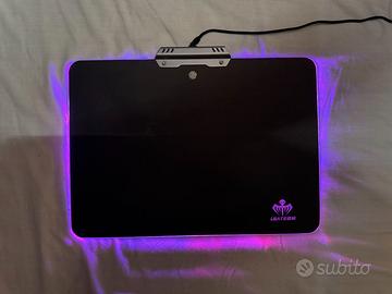 Tappetino mouse gaming rigido LBATS RGB