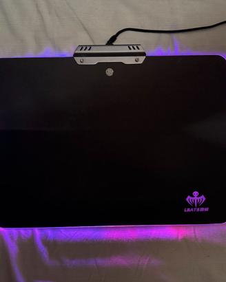 Tappetino mouse gaming rigido LBATS RGB