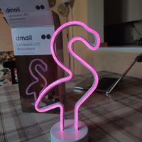 Lampada Led fenicottero 