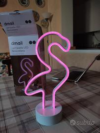 Lampada Led fenicottero 