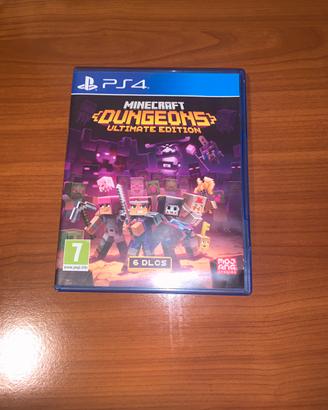 Gioco ps4 Minecraft DUNGEONS ULTIMATE EDITION