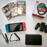 Nintendo Switch + giochi + accessori 
