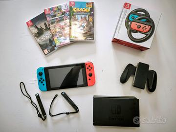 Nintendo Switch + giochi + accessori 