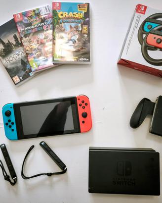 Nintendo Switch + giochi + accessori 