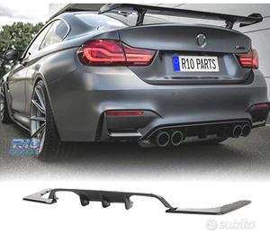 DIFUSORE BMW M3 F80 M4 F82 F83 M PERFORMANCE NERO 