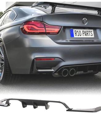DIFUSORE BMW M3 F80 M4 F82 F83 M PERFORMANCE NERO 