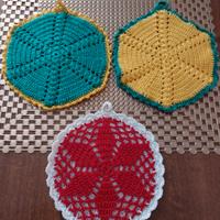 Presine Vintage fatte a mano all'uncinetto