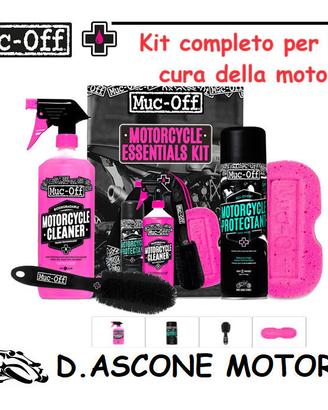 Kit completo per la cura della moto Care Essential