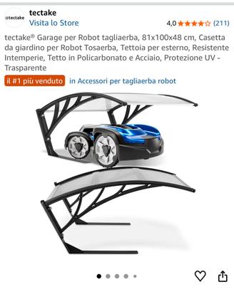 Garage Robot Tagliaerba NUOVO mai montato