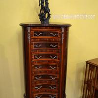 Cassettiera-settimino a fagiolo stile Luigi XV