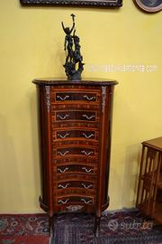 Cassettiera-settimino a fagiolo stile Luigi XV