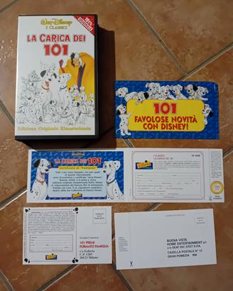 la carica dei 101 videocassetta con busta original