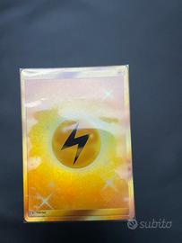 Carta pokemon energia fulmine gold