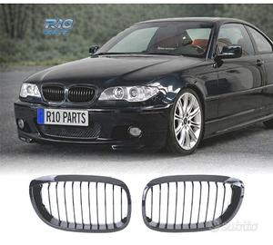 GRIGLIE BMW SERIE 3 E46 COUPE CABRIO 03-06 NERO LU