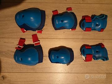 Protezioni roller monopattino skate bici bambino