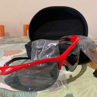 Occhiali bici da corsa ciclismo northwave rosso