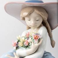 Lladró Bimba con fiori