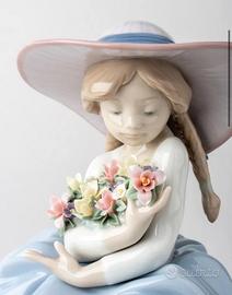 Lladró Bimba con fiori